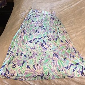Lilly Pulitzer maxi skirt. Worn once.
